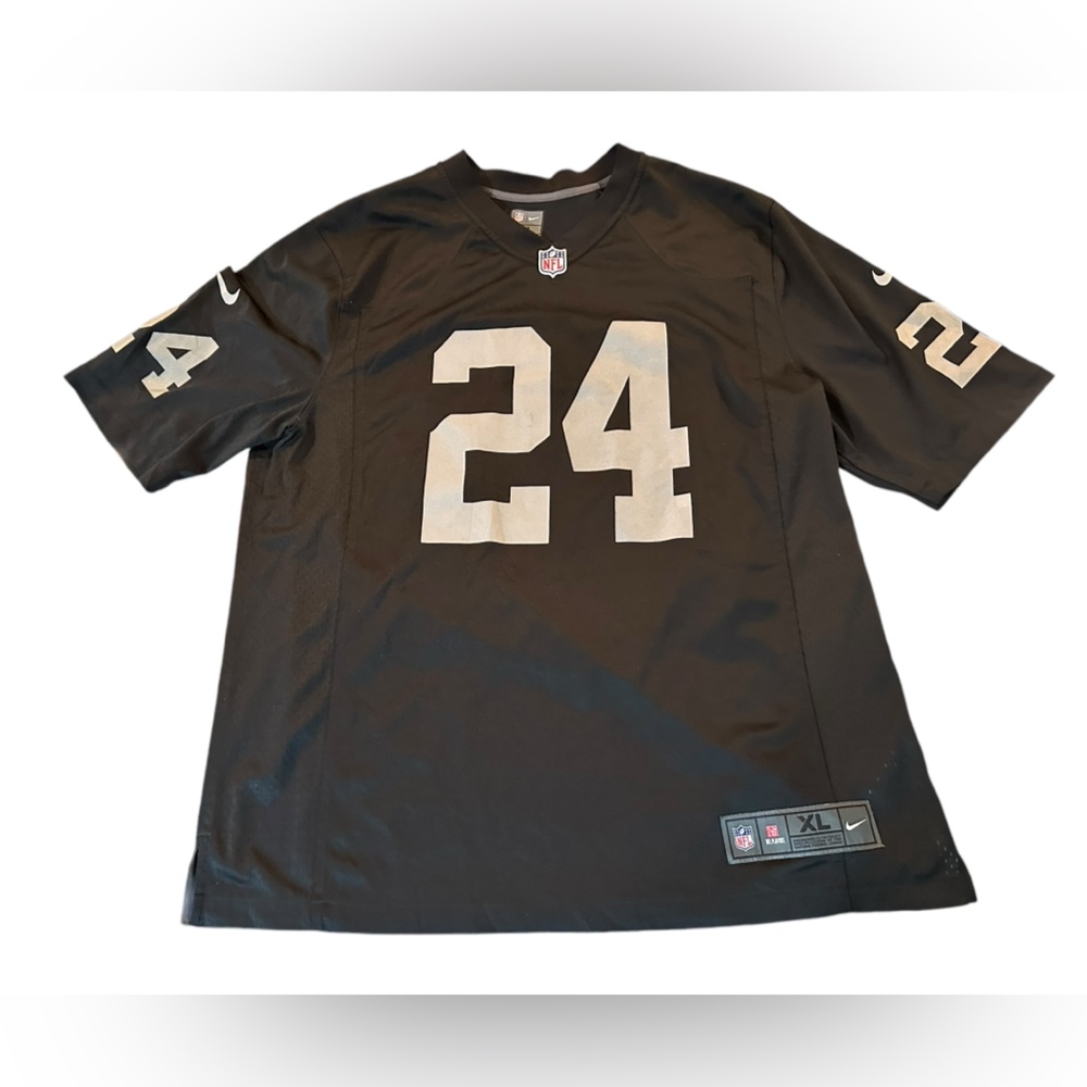 Las Vegas Raiders Jersey Mens XL Black Nike Johnathan Abram Black Football